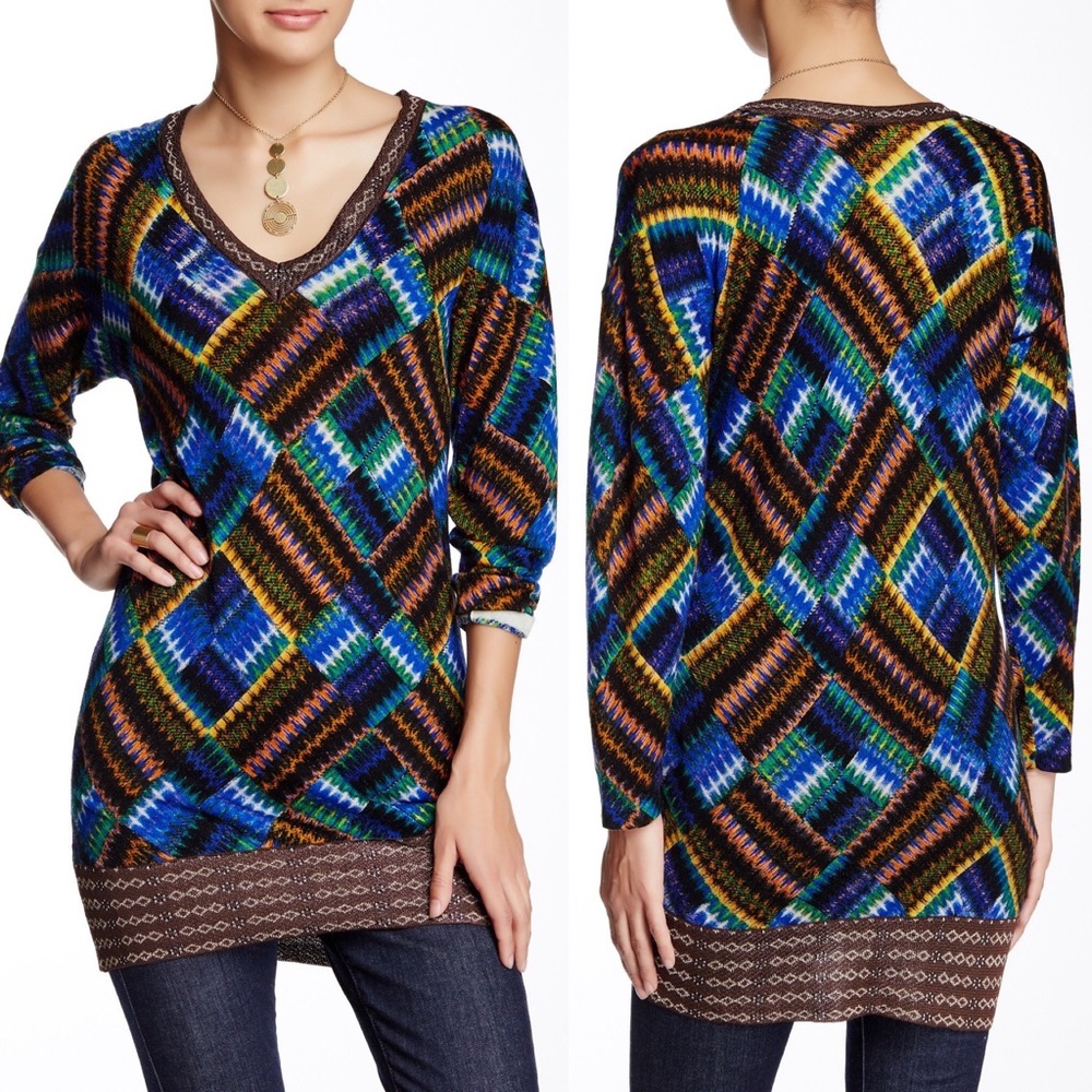 Custo Barcelona Cinda Seward Tunic Sweater Dress